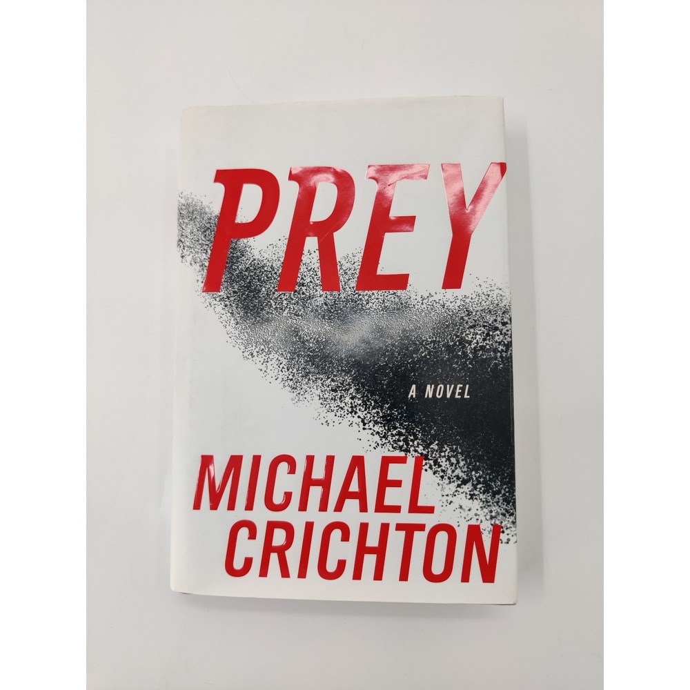 Prey Michael Crichton First‎ Edition Hardcover 2002 Thriller ISBN 0066214122